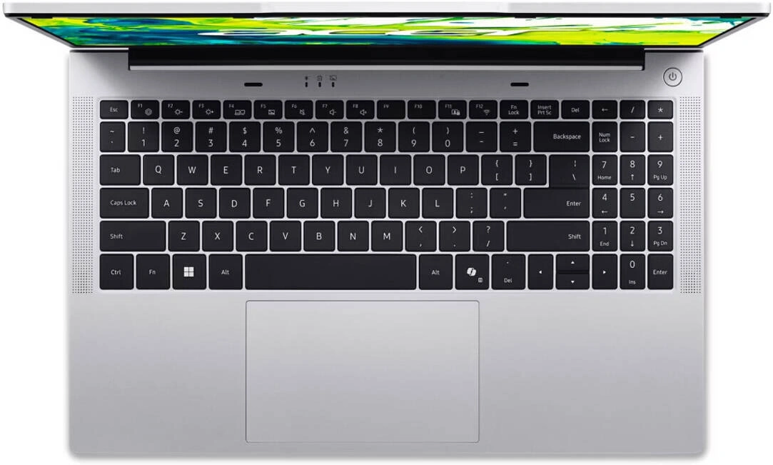 Ноутбук Acer Aspire Lite AL15-53P-722Q Core i7 1355U 16Gb SSD512Gb Intel Iris Xe graphics 15.6" IPS FHD (1920x1080) без ОС silver WiFi BT Cam 5100mAh (NX.DGCCD.002)
