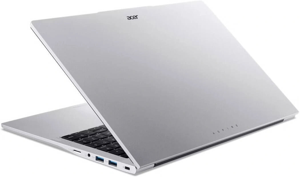 Ноутбук Acer Aspire Lite AL15-53P-722Q Core i7 1355U 16Gb SSD512Gb Intel Iris Xe graphics 15.6" IPS FHD (1920x1080) без ОС silver WiFi BT Cam 5100mAh (NX.DGCCD.002)