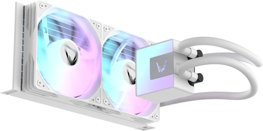 Система водяного охлаждения Formula Ice Jet Glow 240 ARGB Soc-AM5/AM4/1200/2066/1700/1851 белый 4-pin 1-27.2dB Al+Cu 310W Ret (ICE JET GLOW 240 WH)
