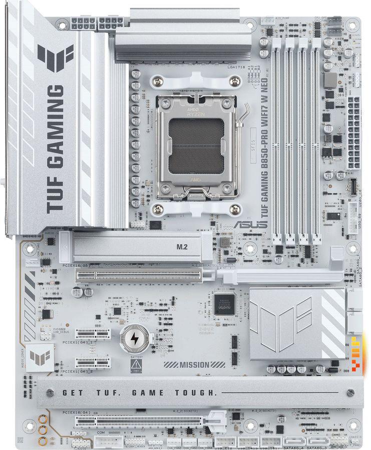 Материнская плата Asus TUF GAMING B850-PRO WIFI7 W NEO Socket AM5 AMD B850 4xDDR5 ATX AC`97 8ch(7.1) 2.5Gg RAID+HDMI+DP
