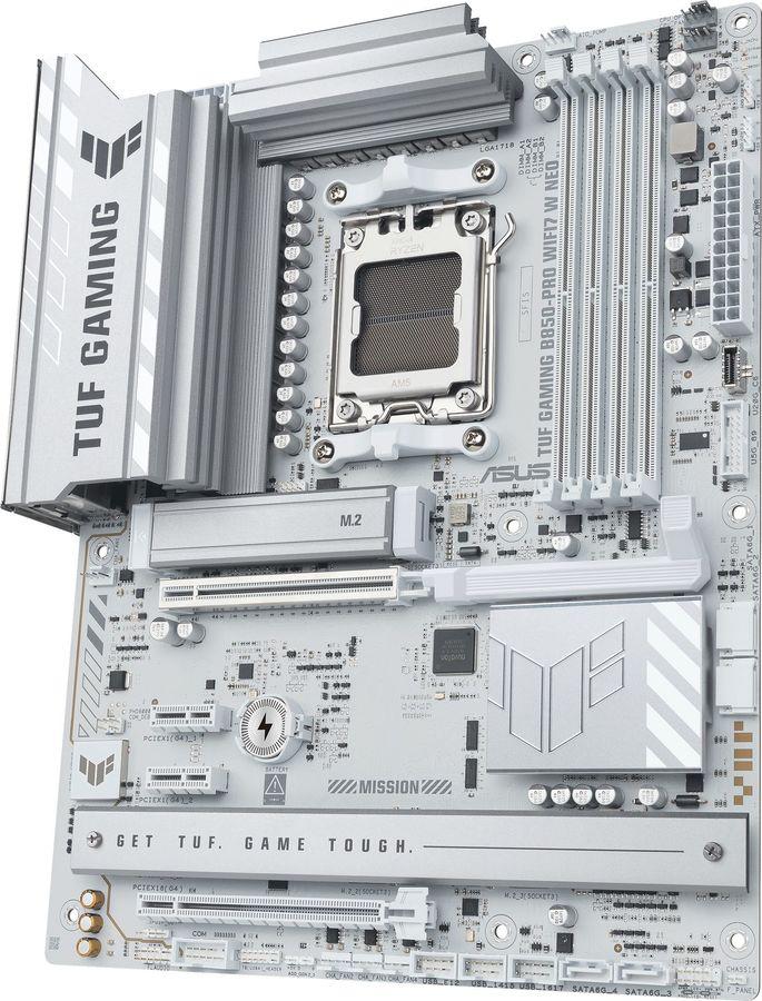 Материнская плата Asus TUF GAMING B850-PRO WIFI7 W NEO Socket AM5 AMD B850 4xDDR5 ATX AC`97 8ch(7.1) 2.5Gg RAID+HDMI+DP
