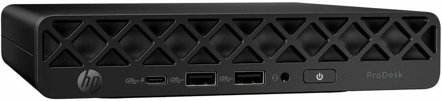 Неттоп HP ProDesk 4 G1i mini U5 235T (2.2) 16Gb SSD512Gb Graphics Windows 11 Pro GbitEth WiFi BT 90W kb мышь клавиатура черный (BS7M0UT)
