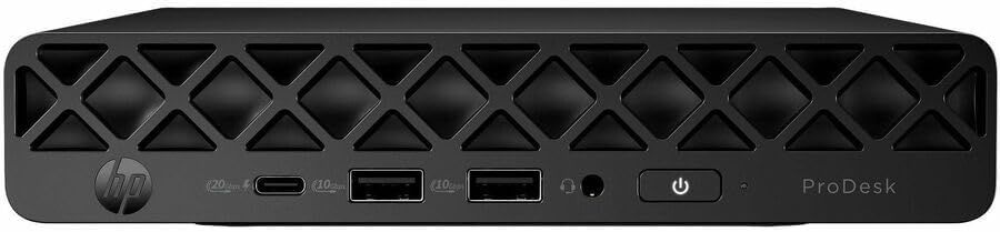 Неттоп HP ProDesk 4 G1i mini U5 235T (2.2) 16Gb SSD512Gb Graphics Windows 11 Pro GbitEth WiFi BT 90W kb мышь клавиатура черный (BS7M0UT)