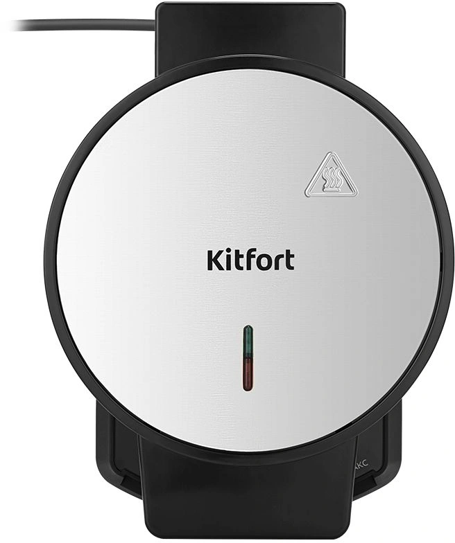 Вафельница Kitfort КТ-5616 1000Вт черный/серебристый