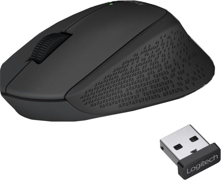 Мышь Logitech M280 черный оптическая 1000dpi беспров. USB 2but (910-004298)