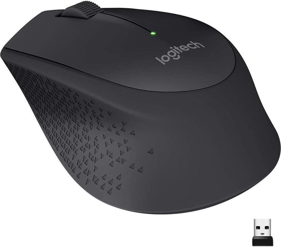 Мышь Logitech M280 черный оптическая 1000dpi беспров. USB 2but (910-004298)