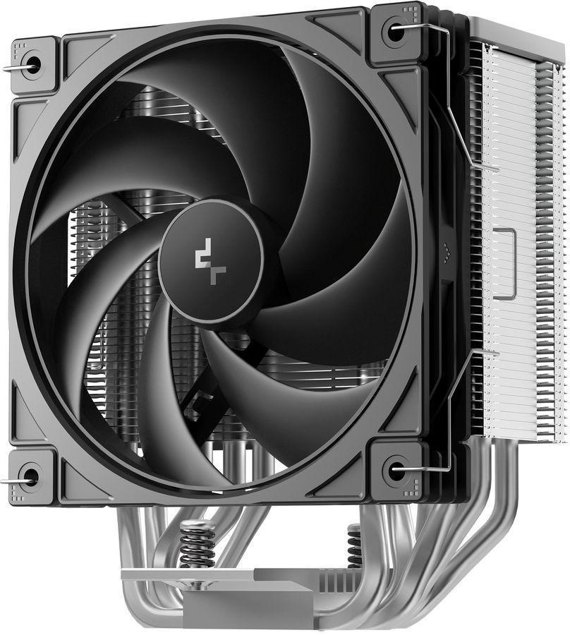 Устройство охлаждения(кулер) Deepcool AG600 нет подсветки Soc-AM5/AM4/1200/1700/1851 серебристый/черный 4-pin 29.22dB Al+Cu 260W 686gr Ret (R-AG600-BKNPMG2-G)
