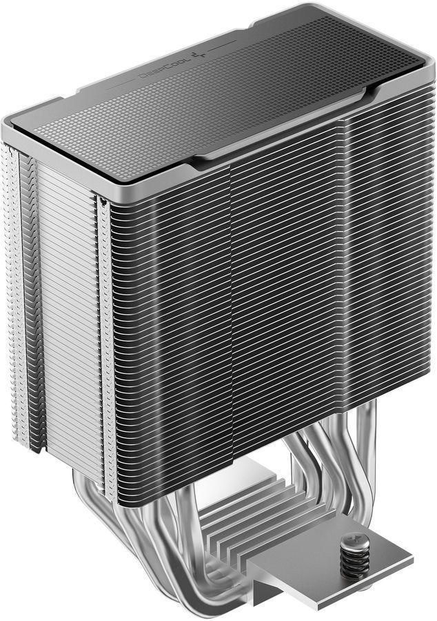 Устройство охлаждения(кулер) Deepcool AG600 нет подсветки Soc-AM5/AM4/1200/1700/1851 серебристый/черный 4-pin 29.22dB Al+Cu 260W 686gr Ret (R-AG600-BKNPMG2-G)
