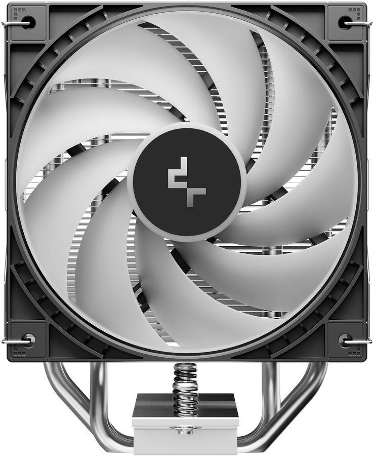 Устройство охлаждения(кулер) Deepcool AG400 G2 ARGB Soc-AM5/AM4/1200/1700/1851 серебристый/черный 4-pin 30.93dB Al+Cu 230W 641gr Ret (R-AG400-BKAMMG2-G)