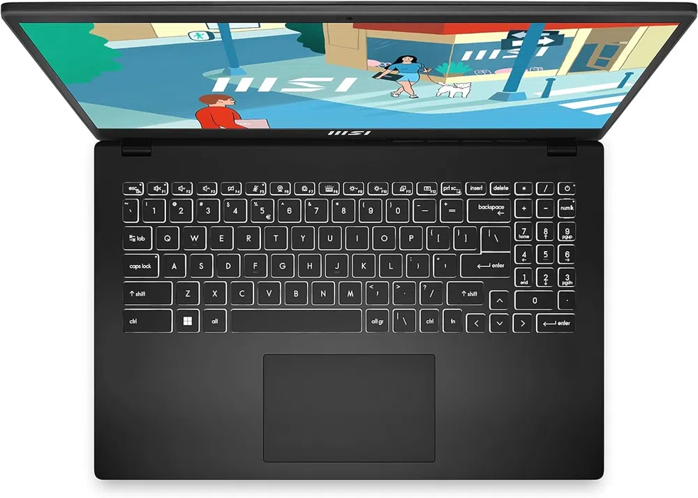 Ноутбук MSI Modern 15 H B13M-010US Core i9 13900H 32Gb SSD1Tb Intel Iris Xe graphics 15.6" IPS FHD (1920x1080) Windows 11 Home Multi Language black WiFi BT Cam (9S7-15H411-018)