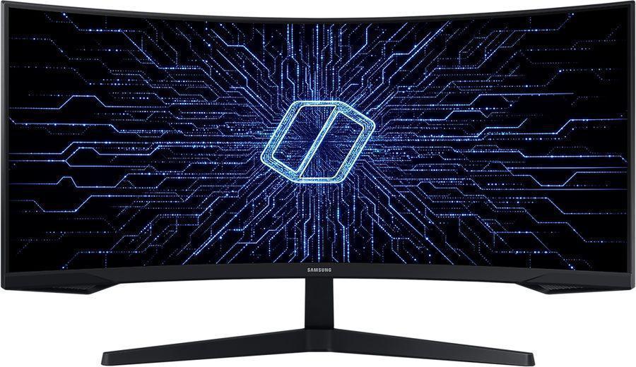 Монитор Samsung 34" Odyssey G5 LC34G55TWWPXEN черный VA LED 21:9 HDMI матовая 250cd 178гр/178гр 3440x1440 165Hz FreeSync Premium DP UW 5.6кг