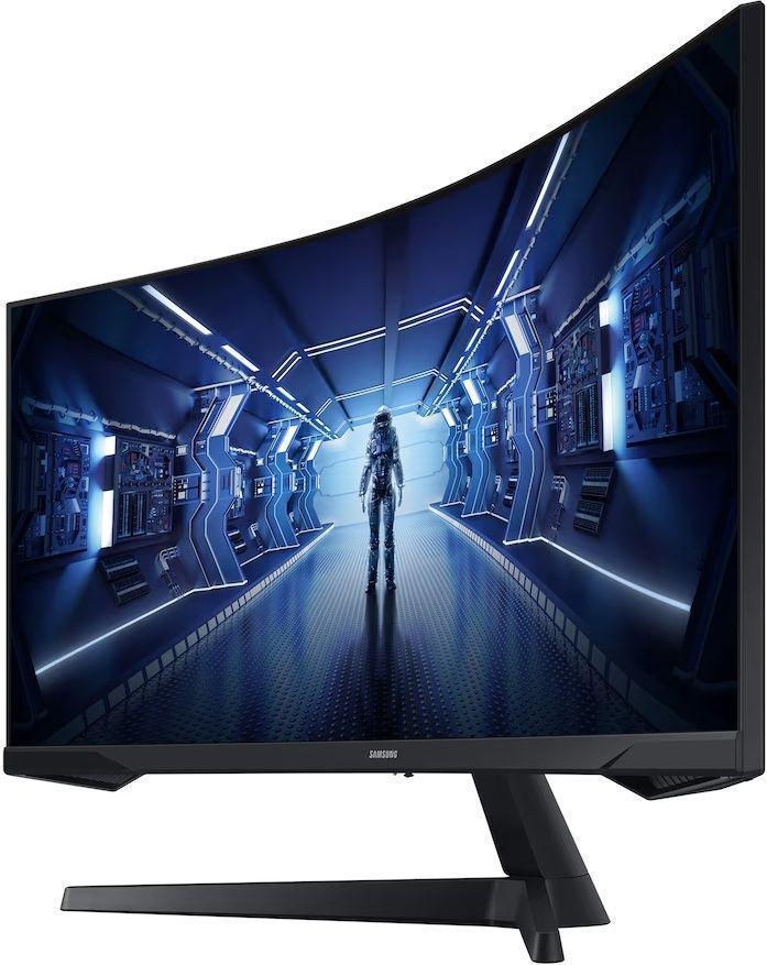 Монитор Samsung 34" Odyssey G5 LC34G55TWWPXEN черный VA LED 21:9 HDMI матовая 250cd 178гр/178гр 3440x1440 165Hz FreeSync Premium DP UW 5.6кг