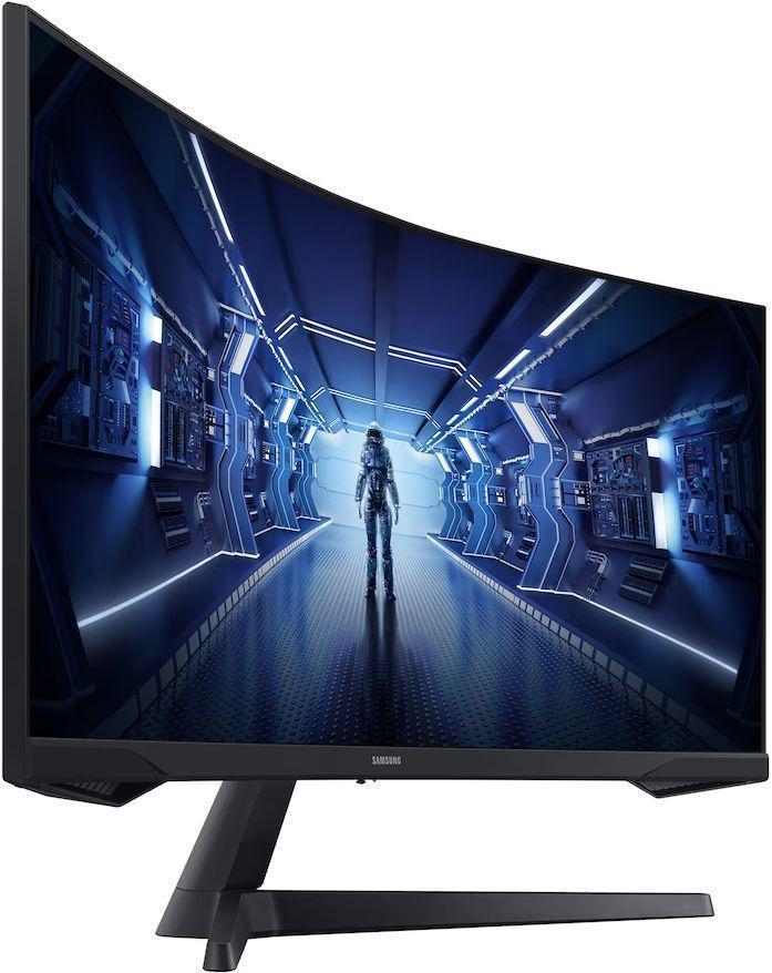 Монитор Samsung 34" Odyssey G5 LC34G55TWWPXEN черный VA LED 21:9 HDMI матовая 250cd 178гр/178гр 3440x1440 165Hz FreeSync Premium DP UW 5.6кг