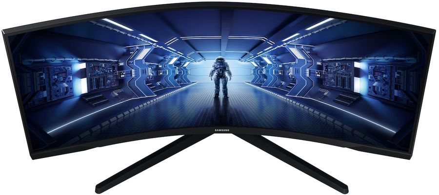 Монитор Samsung 34" Odyssey G5 LC34G55TWWPXEN черный VA LED 21:9 HDMI матовая 250cd 178гр/178гр 3440x1440 165Hz FreeSync Premium DP UW 5.6кг