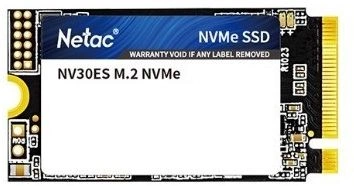 Накопитель SSD Netac PCIe 3.0 x4 256GB NT01NV30ES-256-E4X NV30ES M.2 2242