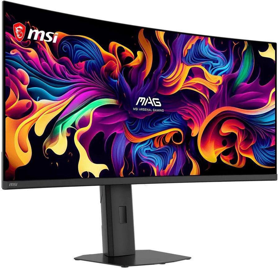 Монитор MSI 34" MPG 341CQP QD-OLED X28 черный QD OLED LED 21:9 HDMI матовая HAS 1500000:1 300cd 178гр/178гр 3440x1440 280Hz G-Sync FreeSync Premium Pro DP UW USB 9.5кг