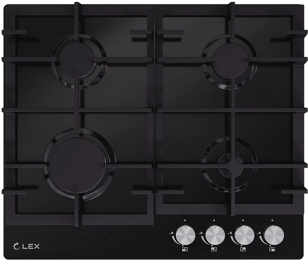 Газовая варочная поверхность Lex Hi-tech Gve 641 Bl Matt Edition черный