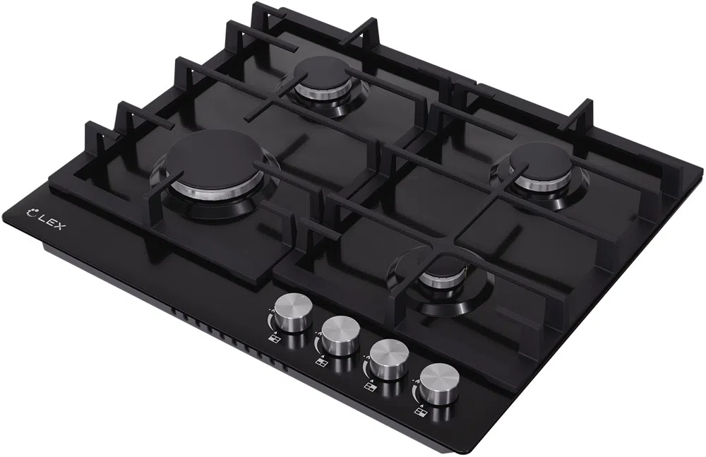 Газовая варочная поверхность Lex Hi-tech Gve 641 Bl Matt Edition черный