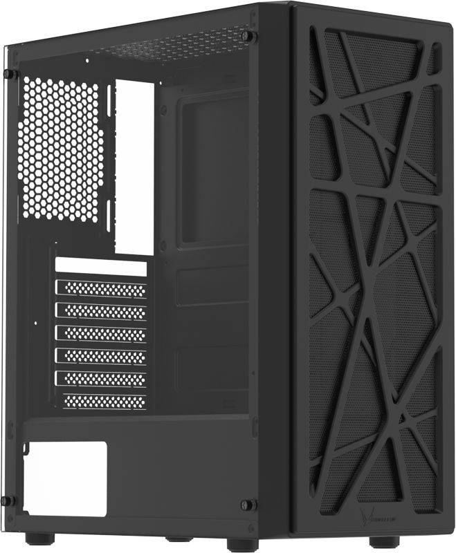 Корпус Formula Mana V2 черный без БП ATX 9x120mm 1x140mm 1xUSB2.0 1xUSB3.0 bott PSU