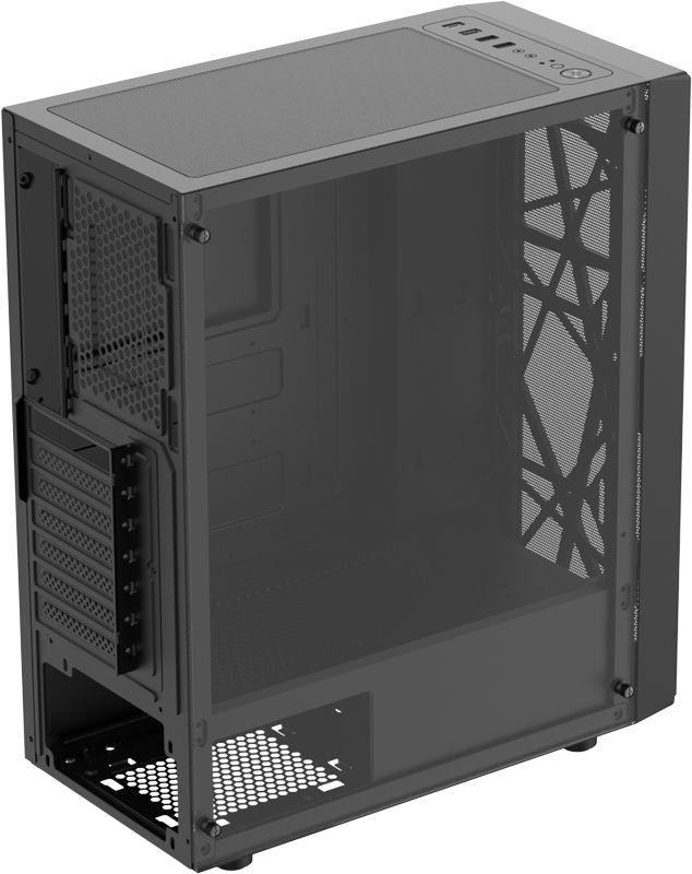 Корпус Formula Mana V2 черный без БП ATX 9x120mm 1x140mm 1xUSB2.0 1xUSB3.0 bott PSU