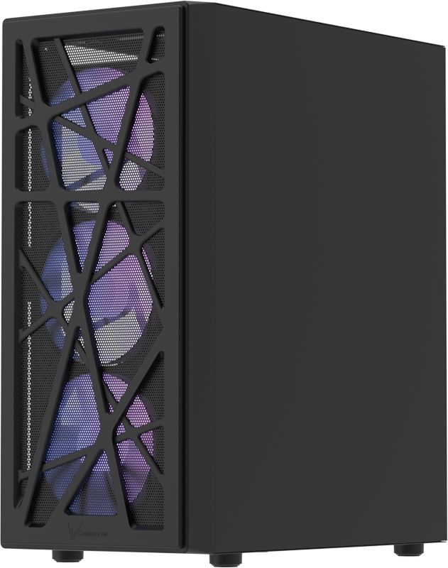 Корпус Formula Mana V2 черный без БП ATX 9x120mm 1x140mm 1xUSB2.0 1xUSB3.0 bott PSU