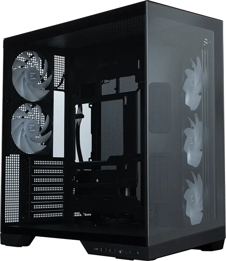 Корпус Zalman D50 черный без БП ATX 6x120mm 4x140mm 2xUSB3.0 audio bott PSU