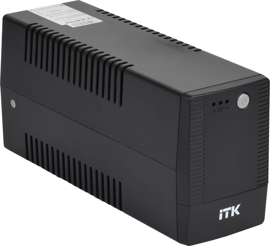 Источник бесперебойного питания ITK Electra EST-1000VA-1-001-S-L 600Вт 1000ВА черный