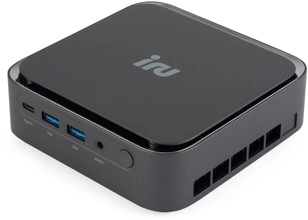 Неттоп IRU Tactio 513 i5 1235U (1.3) 16Gb SSD512Gb Iris Xe Windows 11 Pro 64 GbitEth WiFi BT 120W серый (RUS) (2187333)