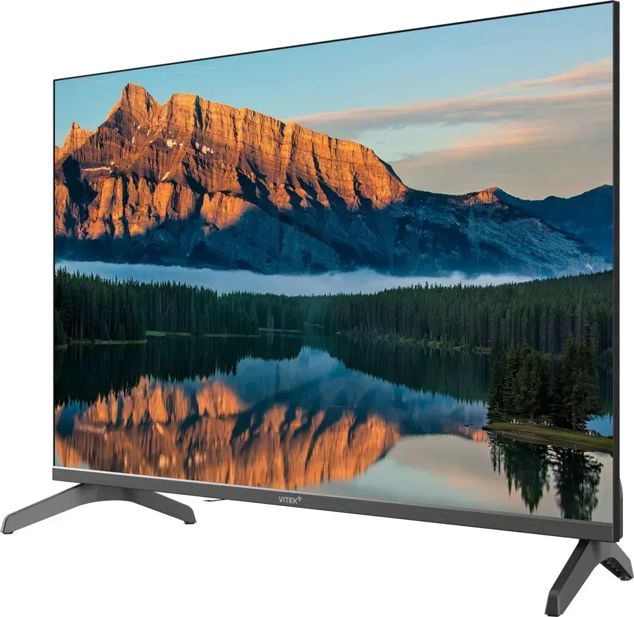 Телевизор LED Vitek 32" VT-32HBS300 Яндекс.ТВ Frameless черный HD 60Hz DVB-T DVB-T2 DVB-C DVB-S DVB-S2 USB 2.0 WiFi Smart TV