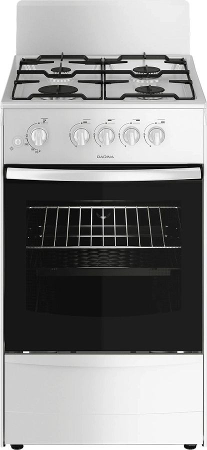 Плита Газовая Darina 1A GM341 105 W белый (без крышки) реш.сталь