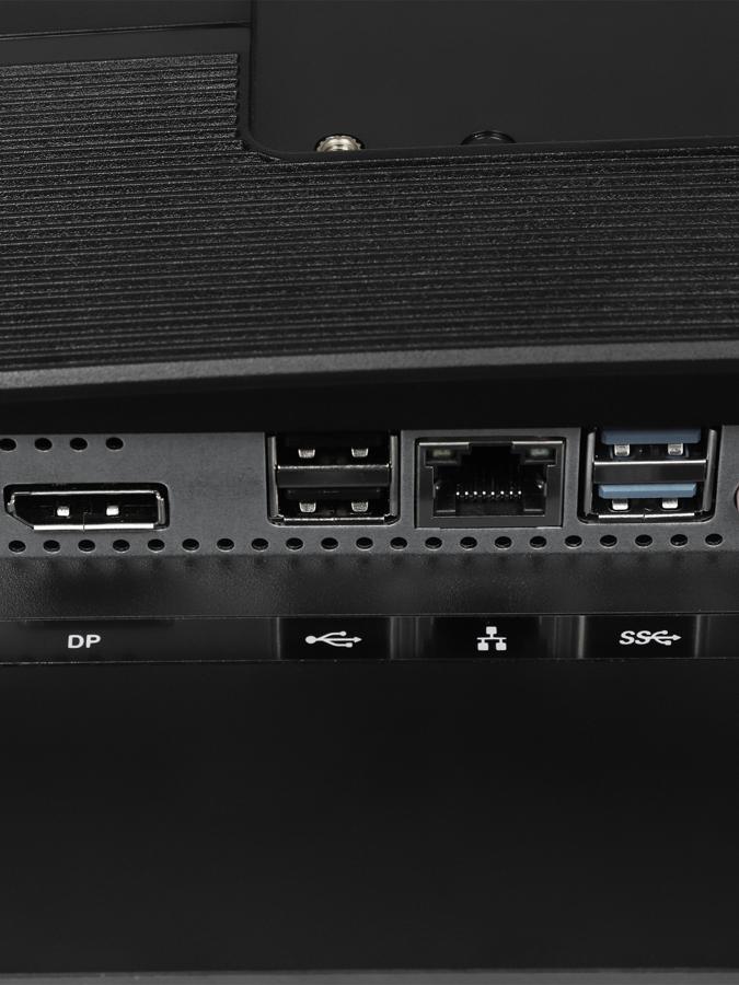 Моноблок IRU Tactio 23IP 23.8" Full HD i7 14700 (2.1) 32Gb SSD1Tb UHDG 770 Windows 11 Pro WiFi BT 120W Cam черный 1920x1080 (RUS)