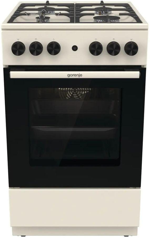 Плита Газовая Gorenje GG5A12BEF бежевый (без крышки) реш.чугун