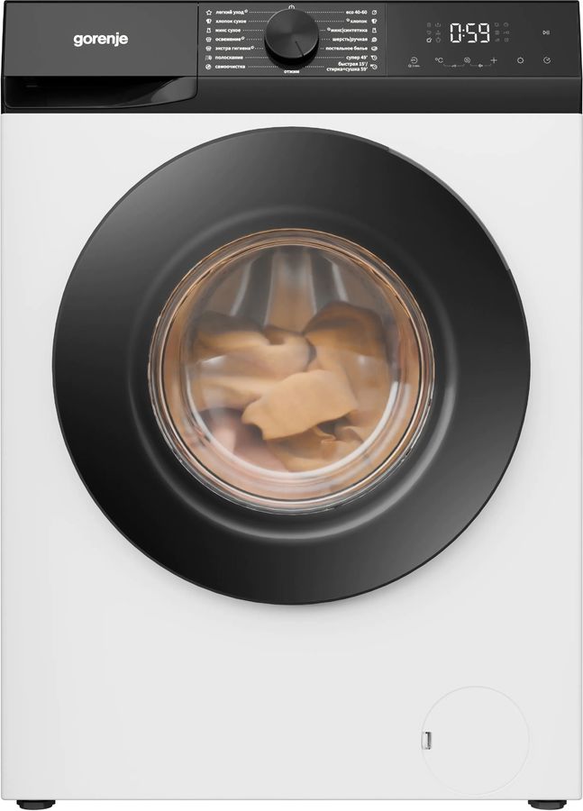 Стиральная машина Gorenje WD2G2P854A3C2/C класс: A загр.фронтальная макс.:8кг (с сушкой) белый инвертор