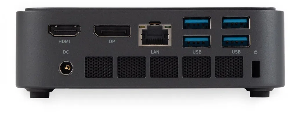 Неттоп IRU Tactio 513 i5 1235U (1.3) 8Gb SSD512Gb UHDG Windows 11 Pro 64 GbitEth WiFi BT 120W серый (RUS) (2189940)