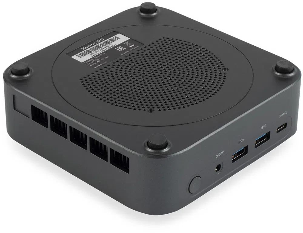 Неттоп IRU Tactio 513 i5 1235U (1.3) 8Gb SSD512Gb UHDG Windows 11 Pro 64 GbitEth WiFi BT 120W серый (RUS) (2189940)