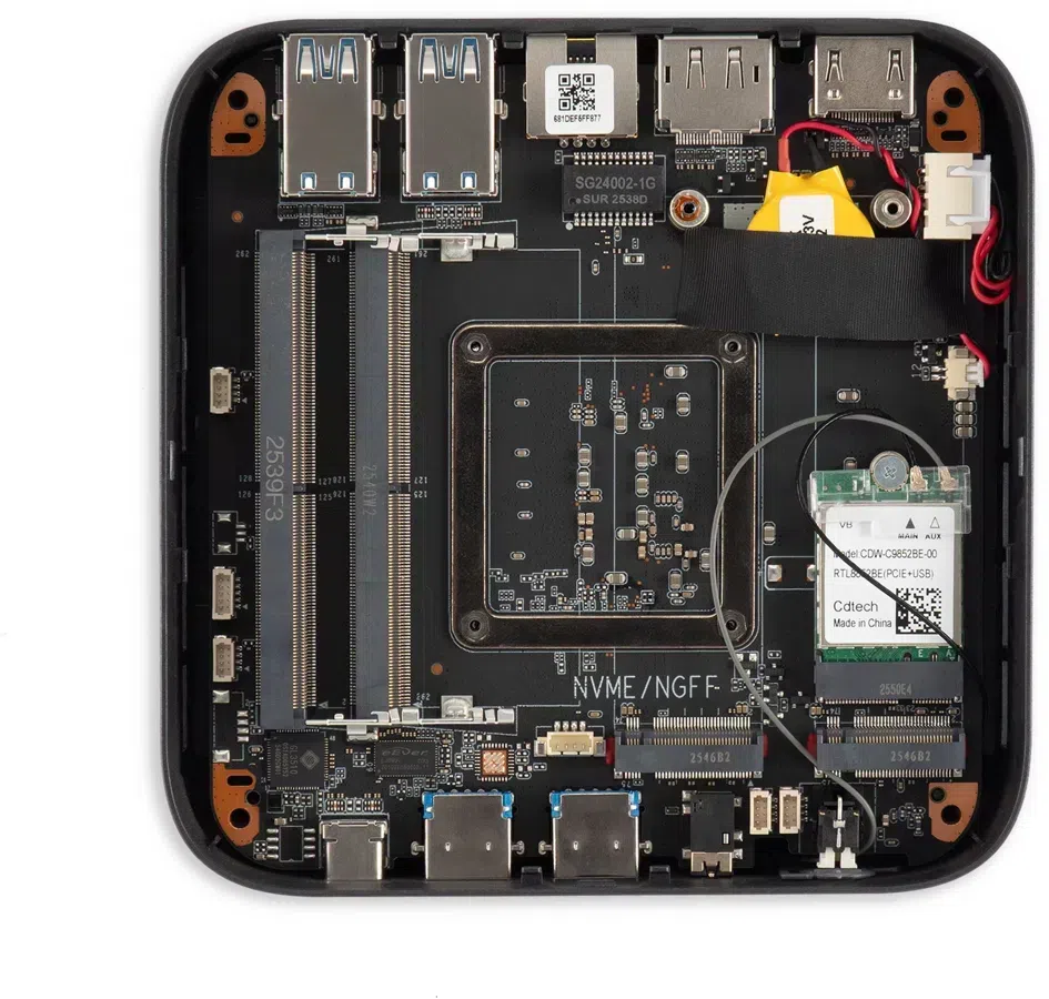 Неттоп IRU Tactio 513 i5 1235U (1.3) 8Gb SSD512Gb UHDG Windows 11 Pro 64 GbitEth WiFi BT 120W серый (RUS) (2189940)