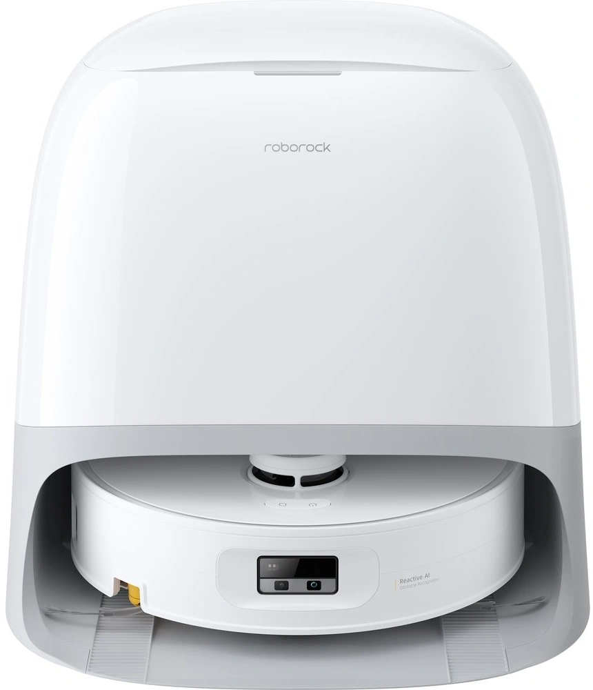 Пылесос-робот Roborock Qrevo Curv 2 Flow 65Вт белый
