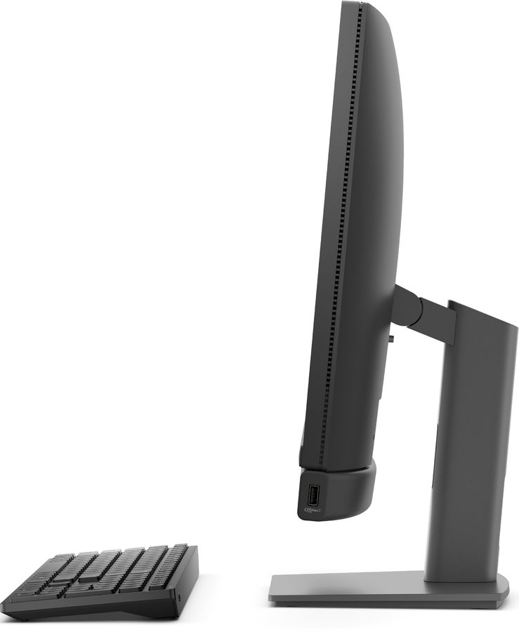 Моноблок Dell Pro 24 QC24251 23.8" Full HD i3 14100T (2.7) 16Gb SSD1Tb UHDG 730 CR Windows 11 Pro GbitEth WiFi BT 130W клавиатура мышь Cam темно-серый 1920x1080