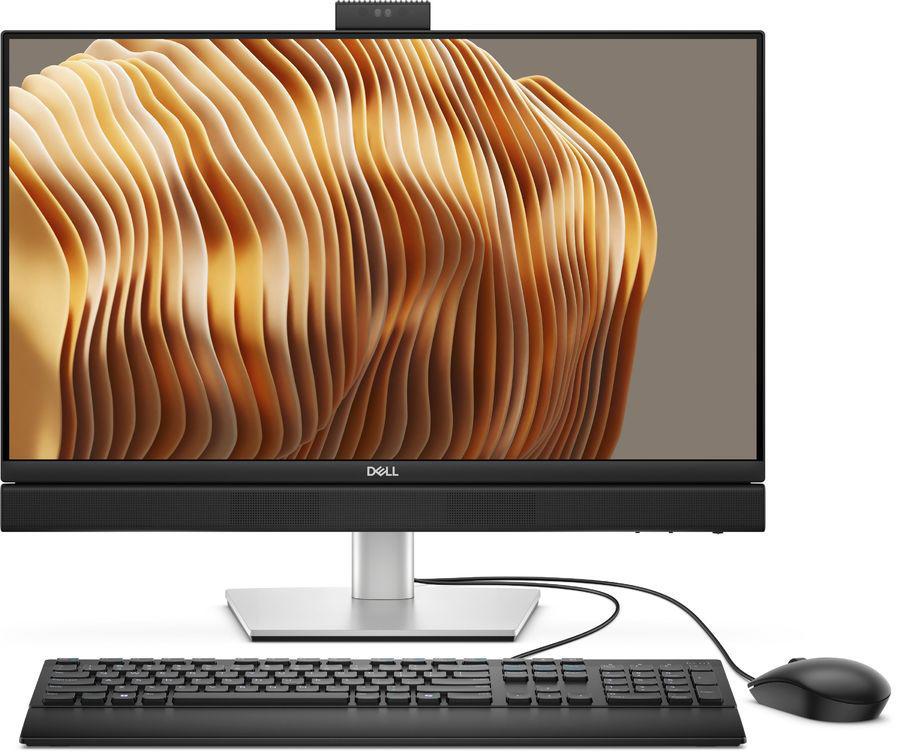 Моноблок Dell Pro 24 Plus QB24250 23.8" Full HD Core Ultra 7 265 (2.4) 32Gb SSD1Tb Graphics CR Windows 11 Pro GbitEth WiFi BT 240W клавиатура мышь Cam серебристый 1920x1080