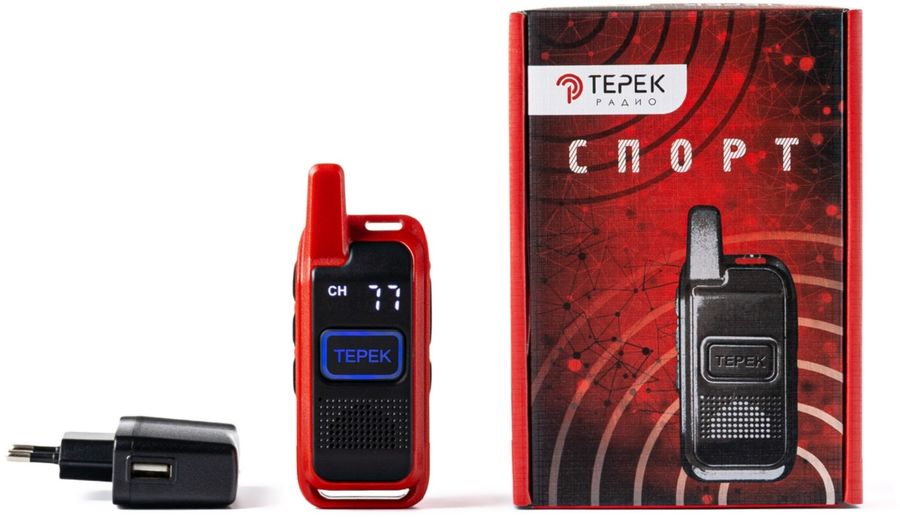 Рация Терек Спорт 199кан. до 3км аккум. сигн.Аналоговый красный (СПОРТ КРАСНЫЙ)