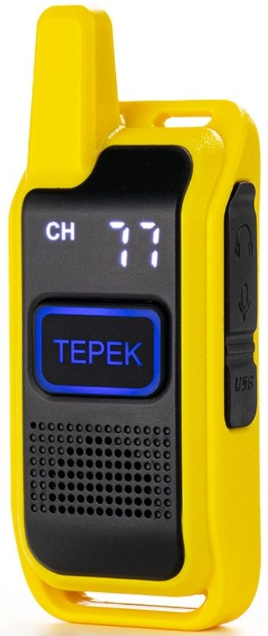 Рация Терек Спорт 199кан. до 3км аккум. сигн.Аналоговый желтый (СПОРТ ЖЕЛТЫЙ)