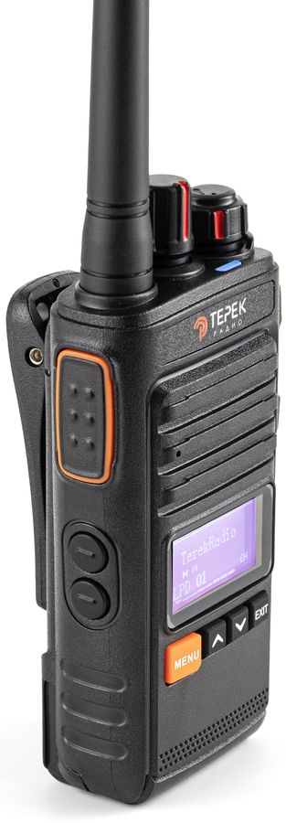 Рация Терек РК-212 502кан. до 13км аккум. сигн.Аналоговый черный (РК-212 MILITARY U)