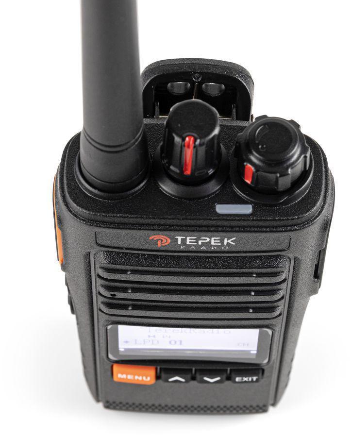 Рация Терек РК-212 502кан. до 13км аккум. сигн.Аналоговый черный (РК-212 MILITARY U)