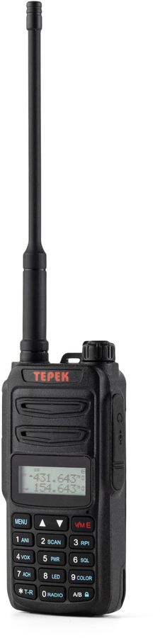 Рация Терек РК-222 502кан. до 13км аккум. сигн.Аналоговый черный
