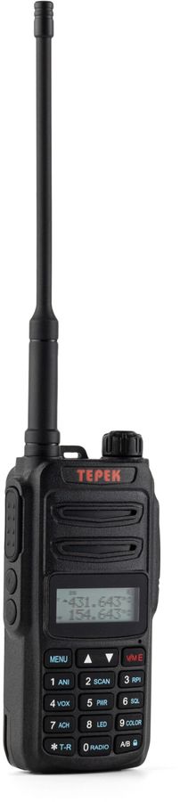Рация Терек РК-222 502кан. до 13км аккум. сигн.Аналоговый черный