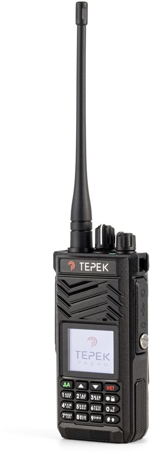 Рация Терек РК-322-DMR v.2024 3000кан. аккум. сигн.Цифровой/Аналоговый черный