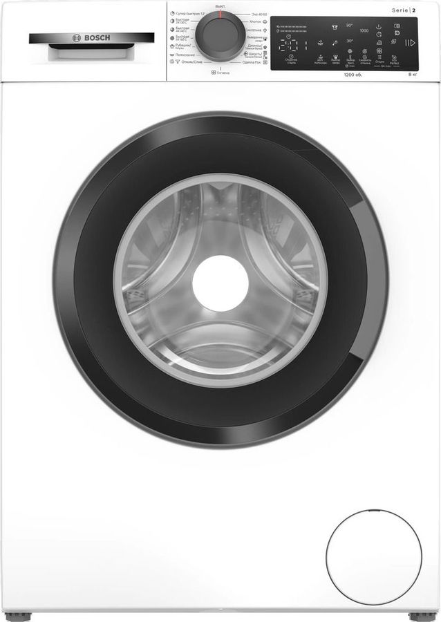 Стиральная машина Bosch Serie 2 WLZ24200ME пан.англ. класс: A загр.фронтальная макс.:8кг белый инвертор