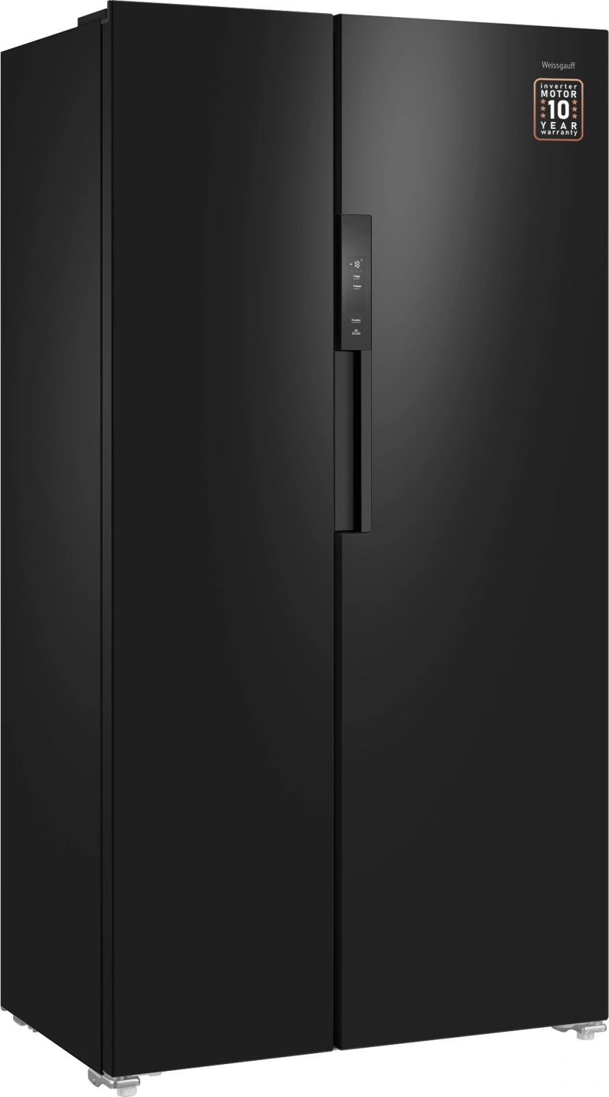 Холодильник Weissgauff WSBS 550 Built-in NoFrost Inverter 2-хкамерн. черный инвертер