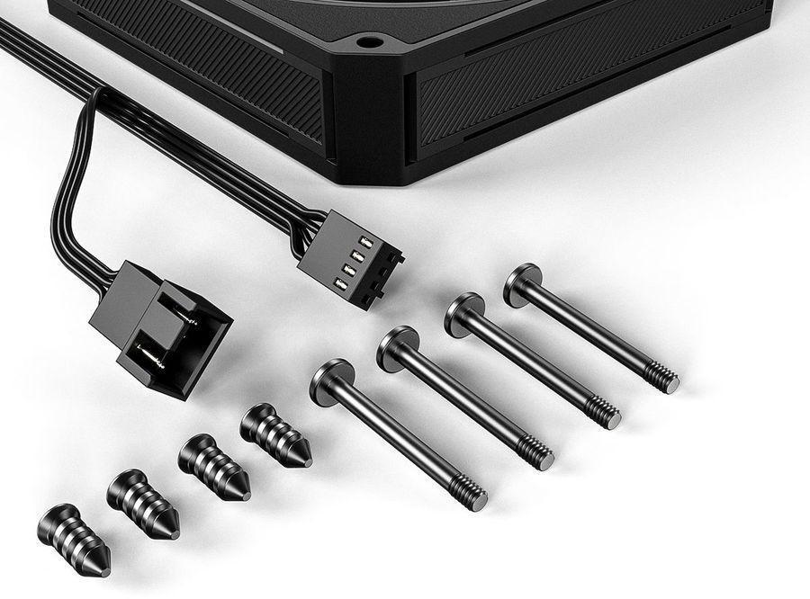 Вентилятор для корпуса ID-Cooling AM-120-K 120х120x25 черный 4-pin 31дБ Ret