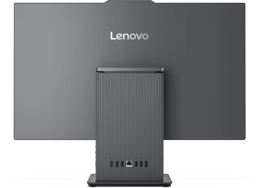 Моноблок Lenovo IdeaCentre 27ARR9 27" Full HD Ryzen 7 7735HS (3.2) 16Gb SSD512Gb 680M без ОС GbitEth WiFi BT 135W клавиатура мышь Cam серый 1920x1080